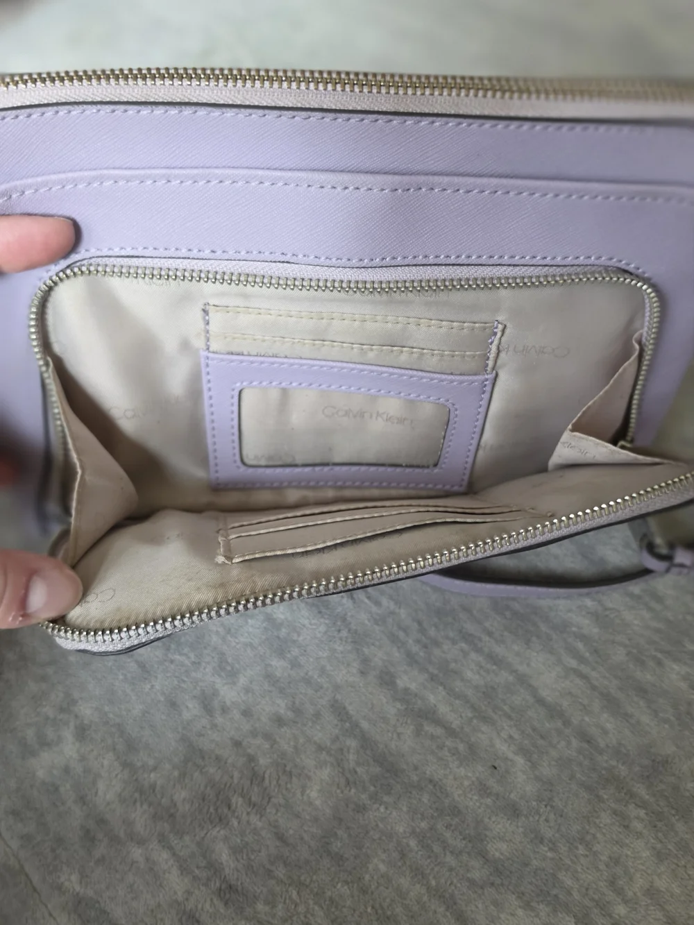 Calvin Klein Lilac Crossbody Bag